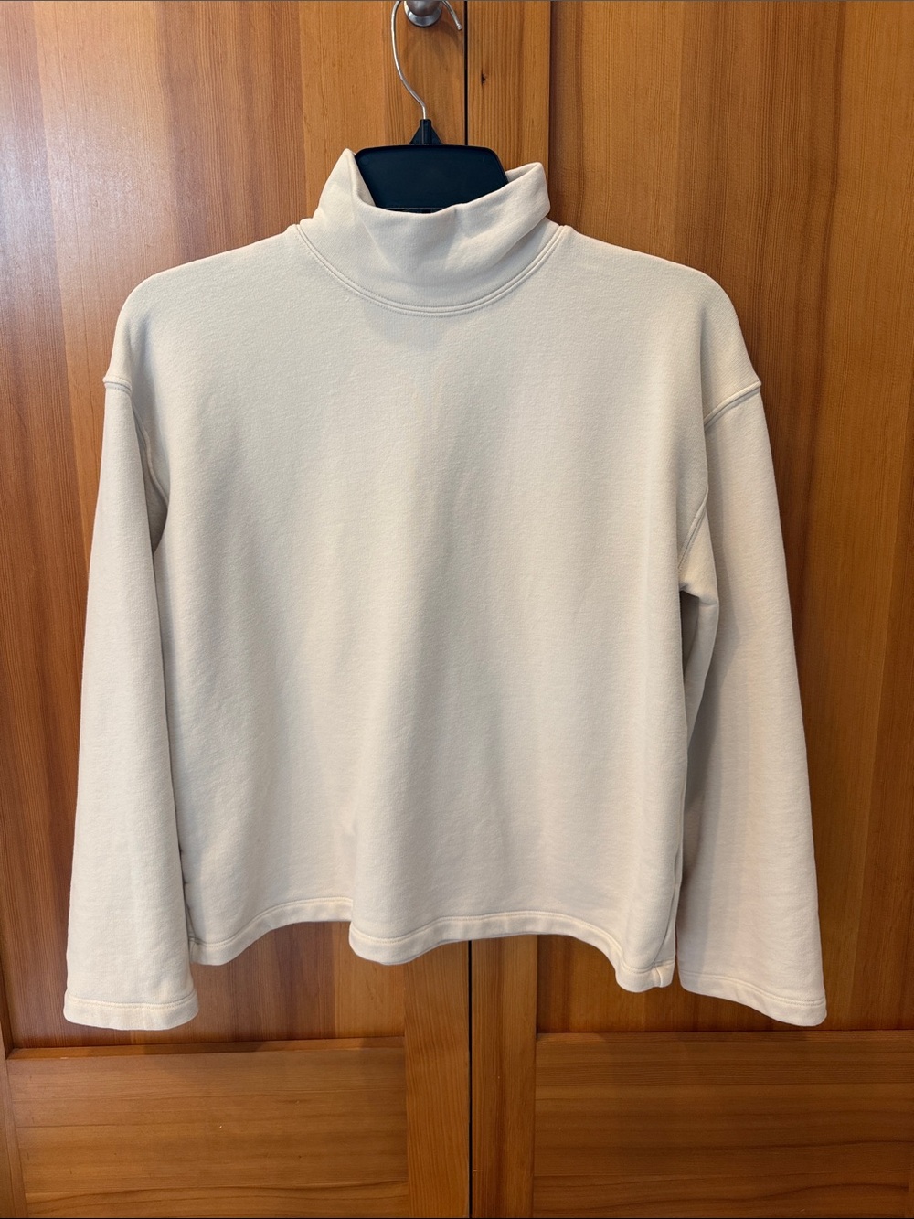 Babaton Cream Turtleneck Sweat Pullover